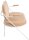 meet powered by PAPERFLOW 2-Sitzer Sofa SATURNE elfenbein weiß Stoff 118,0 x 73,0 x 88,0 cm, 1 St.