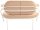 meet powered by PAPERFLOW 2-Sitzer Sofa SATURNE elfenbein weiß Stoff 118,0 x 73,0 x 88,0 cm, 1 St.