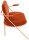 meet powered by PAPERFLOW 2-Sitzer Sofa SATURNE rost rosa Kunstleder 118,0 x 73,0 x 88,0 cm, 1 St.