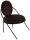 meet powered by PAPERFLOW Sessel SATURNE schwarz Kunstleder 70,0 x 73,0 x 88,0 cm, 1 St.