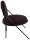 meet powered by PAPERFLOW Sessel SATURNE schwarz Kunstleder 70,0 x 73,0 x 88,0 cm, 1 St.