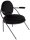 meet powered by PAPERFLOW Sessel SATURNE schwarz Stoff 70,0 x 73,0 x 88,0 cm, 1 St.