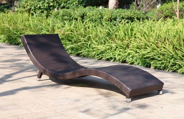 Garden Pleasure Sonnenliege Caracas braun Aluminium  ( 970139-1 )