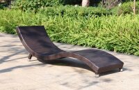 Garden Pleasure Sonnenliege Caracas braun Aluminium  (...