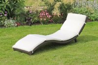 Garden Pleasure Sonnenliege Caracas braun Aluminium  (...