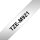 brother Schriftband TZe-M921 TZEM921, 9 mm, schwarz auf silber, 1 St.