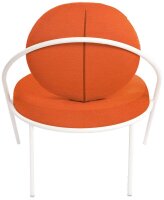 meet powered by PAPERFLOW Sessel SATURNE rost weiß Kunstleder 70,0 x 73,0 x 88,0 cm, 1 St.