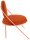 meet powered by PAPERFLOW Sessel SATURNE rost rosa Kunstleder 70,0 x 73,0 x 88,0 cm, 1 St.