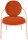 meet powered by PAPERFLOW Sessel SATURNE rost rosa Kunstleder 70,0 x 73,0 x 88,0 cm, 1 St.