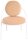 meet powered by PAPERFLOW Sessel SATURNE elfenbein weiß Stoff 70,0 x 73,0 x 88,0 cm, 1 St.