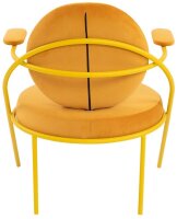 meet powered by PAPERFLOW Sessel SATURNE safran Stoff 70,0 x 73,0 x 88,0 cm, 1 St.