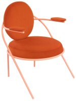 meet powered by PAPERFLOW Sessel SATURNE rost rosa...