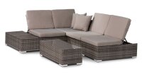 Garden Pleasure Loungegruppe Alcudia, grau Kunststoff,...