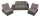 Garden Pleasure Loungegruppe Alcudia, grau Kunststoff, Metall, 10-teilig