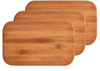 Zeller Schneidebretter-Set Bamboo Natur 22,0 x 14,0 cm...