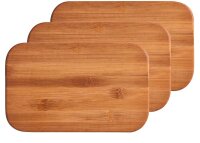 Zeller Schneidebretter-Set Bamboo Natur 22,0 x 14,0 cm...