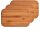 Zeller Schneidebretter-Set Bamboo Natur 22,0 x 14,0 cm 3-tlg., 3 St.