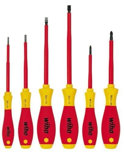 Wiha Schraubendreher-Set SoftFinish® electric SZ/PH 00833 6-teilig