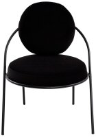 meet powered by PAPERFLOW Sessel SATURNE schwarz Stoff 70,0 x 73,0 x 88,0 cm, 1 St.