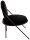 meet powered by PAPERFLOW Sessel SATURNE schwarz Stoff 70,0 x 73,0 x 88,0 cm, 1 St.