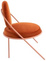 meet powered by PAPERFLOW Sessel SATURNE rost rosa Stoff...