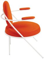 meet powered by PAPERFLOW Sessel SATURNE rost weiß...