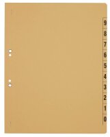 Ösenhefter Karton chamois DIN A4, halber Deckel, 20 St.