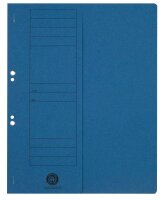 Ösenhefter Karton blau DIN A4, halber Deckel, 20 St.