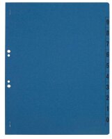 Ösenhefter Karton blau DIN A4, halber Deckel, 20 St.