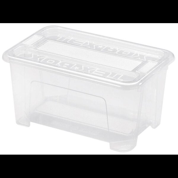 TEX Aufbewahrungsbox transparent 28,0 x 18,5 x 14,0 cm, 1 St.
