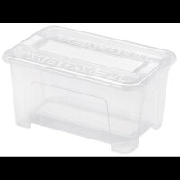 TEX Aufbewahrungsbox transparent 28,0 x 18,5 x 14,0 cm, 1...