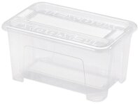 TEX Aufbewahrungsbox transparent 28,0 x 18,5 x 14,0 cm, 1...
