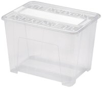 TEX Aufbewahrungsbox transparent 28,0 x 38,0 x 27,2 cm, 1 St.