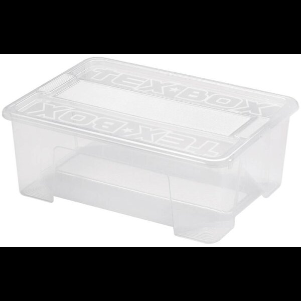 TEX Aufbewahrungsbox transparent 28,0 x 38,0 x 14,0 cm, 1 St.