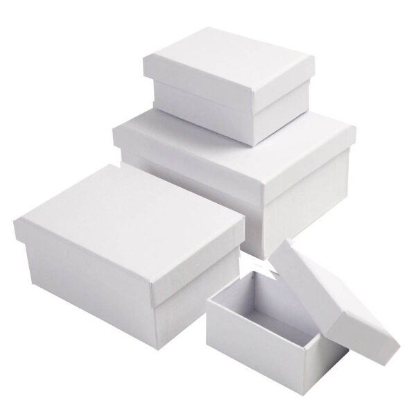 Creativ Company Geschenkboxen-Set weiß  ( 264050 )