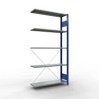 SCHULTE Anbau-Schwerlastregal 12655-B silber 100,0 x 50,0 x 200,0 cm