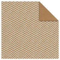 URSUS® Faltblätter Kraftpapier braun-weiß 100 St.