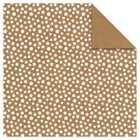 URSUS® Faltblätter Kraftpapier braun-weiß 100 St.
