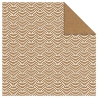 URSUS® Faltblätter Kraftpapier braun-weiß 100 St.