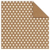 URSUS® Faltblätter Kraftpapier braun-weiß 100 St.
