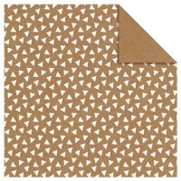 URSUS® Faltblätter Kraftpapier braun-weiß 100 St.