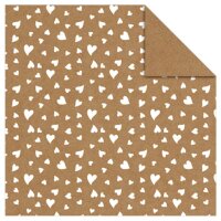 URSUS® Faltblätter Kraftpapier braun-weiß 100 St.