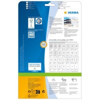 HERMA Etiketten 8638 weiß 70,0 x 36,0 mm, 10 Blatt