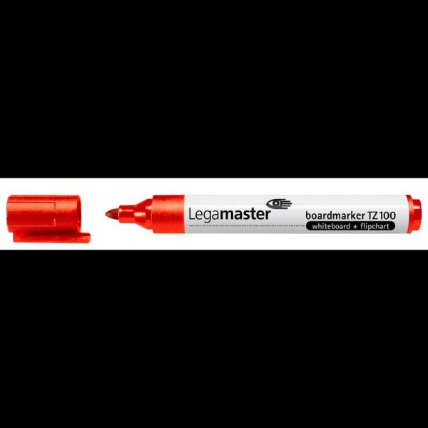 Legamaster TZ 100 Whiteboard- und Flipchart-Marker rot 1,5 - 3,0 mm, 10 St.