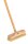 Schrubber braun Holz 23,0 cm breit