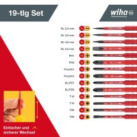 Wiha Schraubendreher-Set slimVario® electric gemischt 36068 17-tlg.