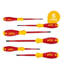 Wiha Schraubendreher-Set SoftFinish® electric slimFix SZ/PZ 36455 6-teilig