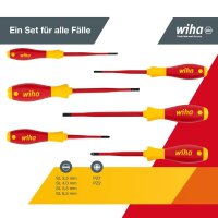 Wiha Schraubendreher-Set SoftFinish® electric slimFix SZ/PZ 36455 6-teilig