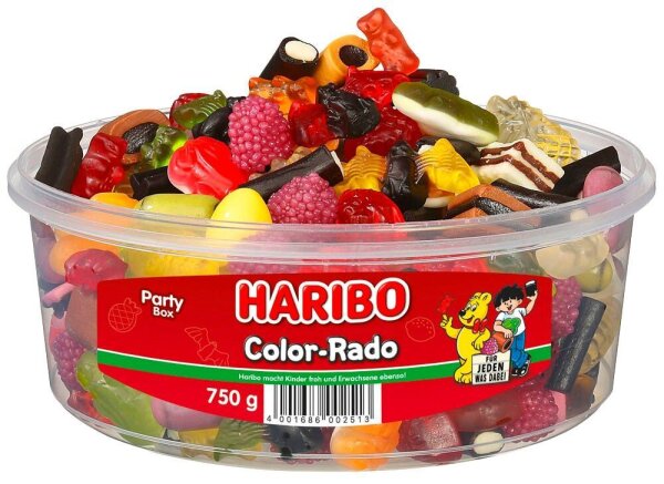 HARIBO Color-Rado Fruchtgummi 750,0 g, 1 Pack