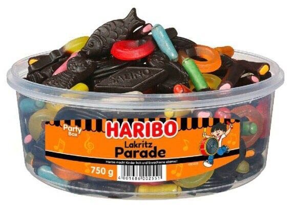 HARIBO Lakritz Parade Lakritz 750,0 g, 1 Pack